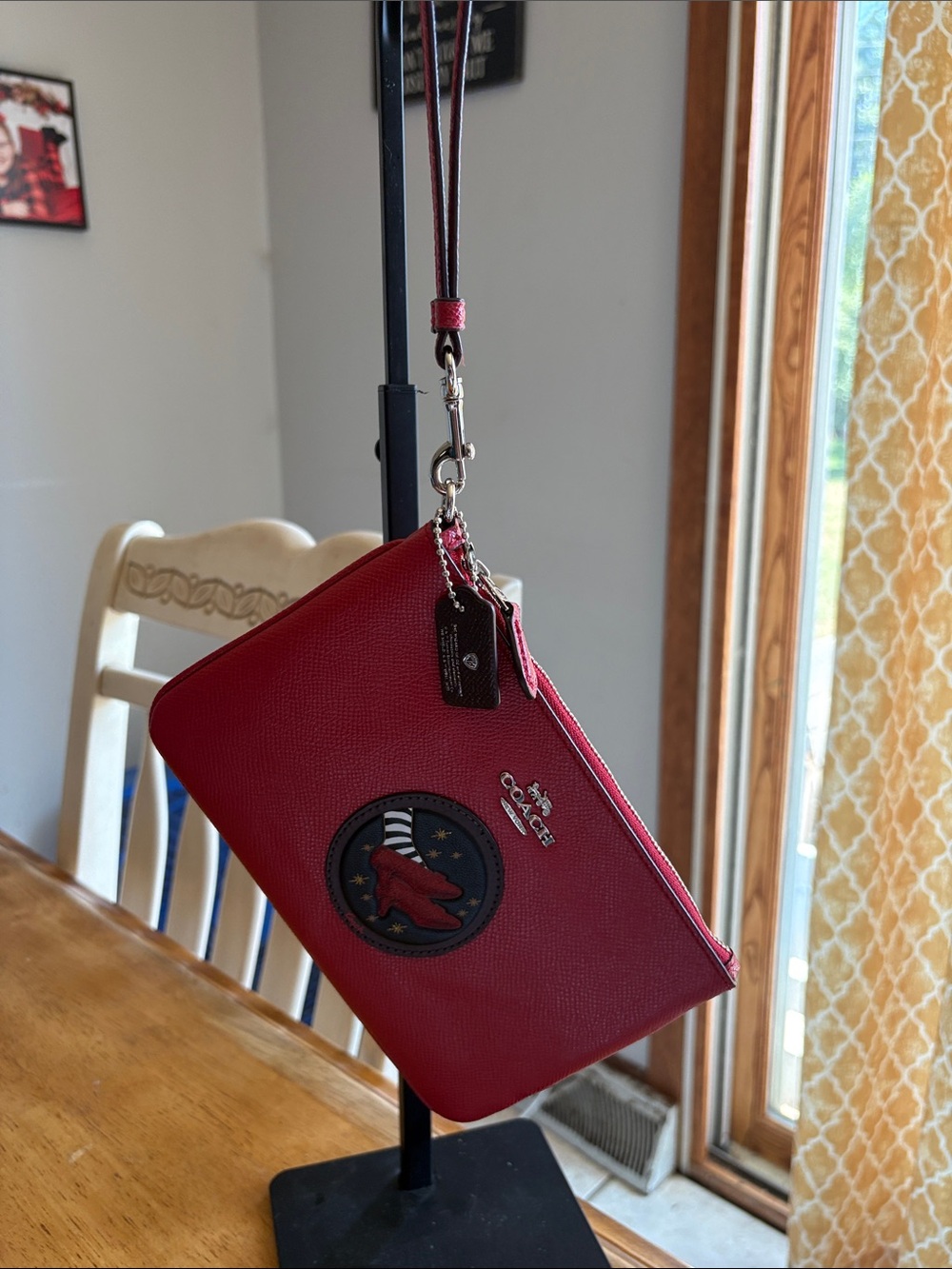 NWT Coach Wizard of Oz Leather Wristlet